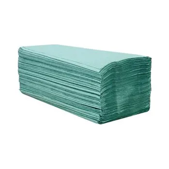 Papírový ručník Skládané ručníky Z, 1 vrstvý recykl, zelené 5000 ks
