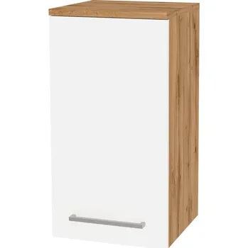 Kotel Mereo Bino koupelnová skříňka horní 63 cm, pravá, Multidecor, Dub Wotan CN696DWOT