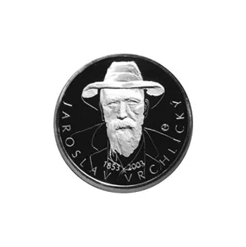 Česká mincovna 150. výročí narození Jaroslava Vrchlického 200 Kč 2003 stříbrná mince Proof 13 g