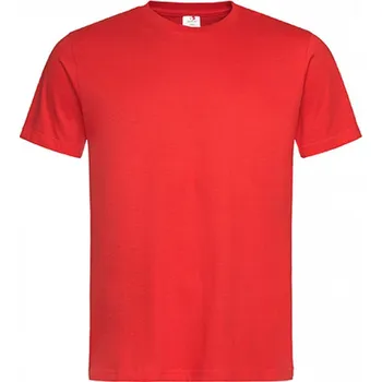 Pánské tričko Stedman Základní tričko Stedman v unisex střihu střední gramáž 155 g/m Barva: červená skarletová, Velikost: 4XL S140