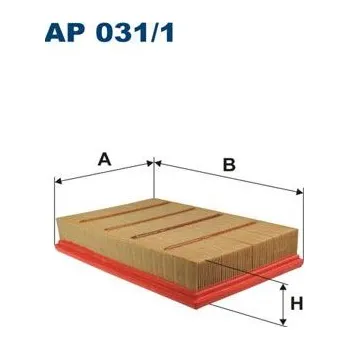Vzduchový filtr Vzduchový filtr FILTRON AP 031/1