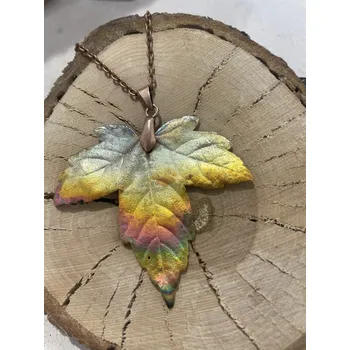 Náhrdelník 55. Přívěšek list Javoru-Nature in drop 0150837
