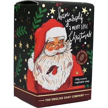 Koupelová kosmetika English Soap Company Santa Klaus Vánoční tuhé mýdlo, 100 g