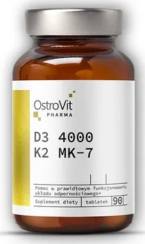 OstroVit Vitamin D3 4000 IU + K2 MK-7 90 tbl.