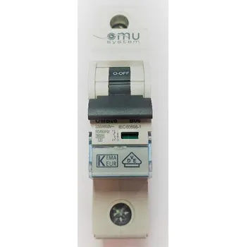 Jistič Jistič 1pólový 6A B 6kA, IP20, OMU system OMB06106B