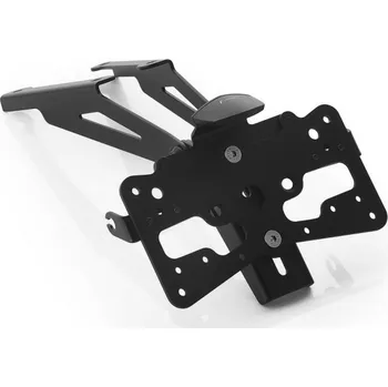 Držák SPZ Rizoma Nastavitelný držák s osvětlením SPZ a odrazkou pro motocykly Ducati Monster 937 Černá