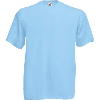 Pánské tričko Fruit of the Loom Základní pánské bavlněné tričko Valueweight T střední gramáž, 165 g/m Barva: modrá nebeská, Velikost: S F140