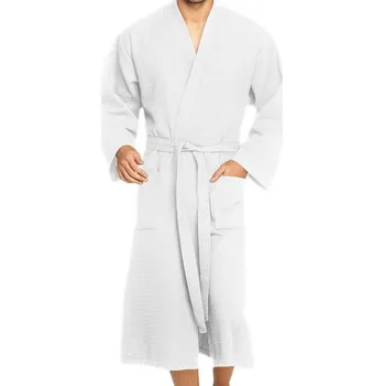 Pánský župan Vossen Sportovní piké župan Wellington s předními kapsami Barva: Bílá, Velikost: L XF012