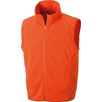 Result Core Měkká lehká mikrofleecová unisex vesta Gilet Barva: Oranžová, Velikost: 3XL RT1160