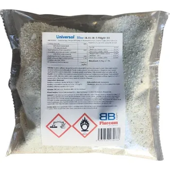 Hnojivo Universol Blue (0,5 kg / 1 kg) 18-11-18+2,5MgO+TE Hmotnost: 0,5 kg