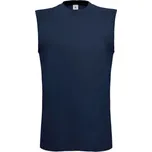 B&C Pánské bavlněné spodní tílko bez rukávů 145 g/m Barva: modrá námořní, Velikost: S BCTM201