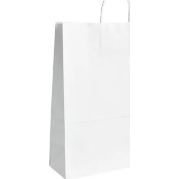 Papírová taška bílá ExtraTWIST 400x160x450 mm s krouceným uchem