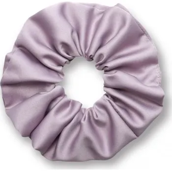 Saténová scrunchie gumička Lila matná - MURU 0000602