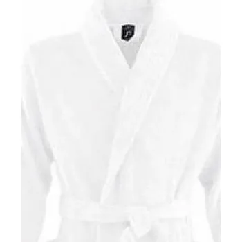 Pánský župan Sol's Teplý luxusní župan Palace s kapsičkou 400 g/m Barva: Bílá, Velikost: S/M L910