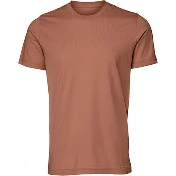 Pánské tričko Bella+Canvas Vypasovné slim fit měkčené tričko v unisex střihu Barva: Terracotta, Velikost: L CV3001