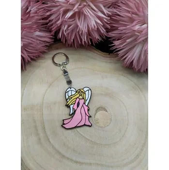 Přívěsek Klíčenka malovaná Anděl - Kouzlo myšlenky 0000238