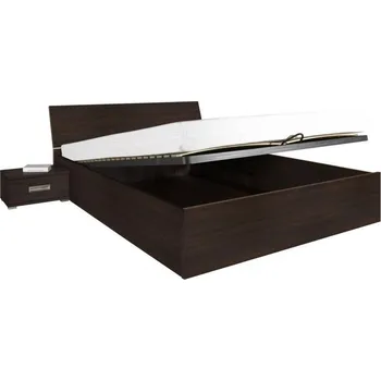 Postel Postel Penelopa, šíře postele 140 x 200 cm, dekor kaštan wenge