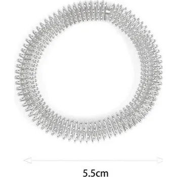 Masážní příslušenství Relaxační masážní prsten pro zápěstí - Stříbro-1ks