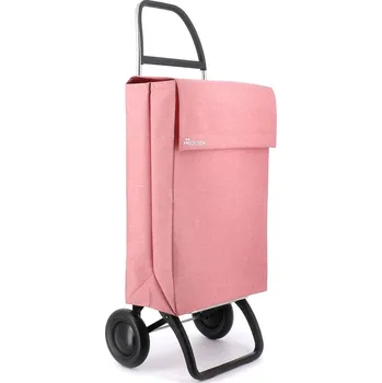 Nákupní taška Rolser Jean Tweed 2 nákupní taška na kolečkách, korálová