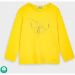 žluté triko s mašličkou z kamínků Mayoral 178-81 velikost 116