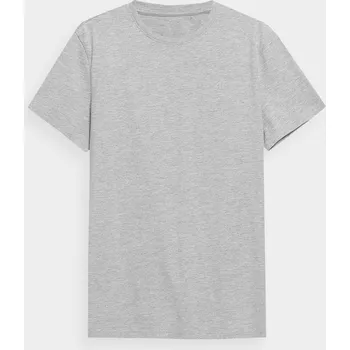 4F 4FAW23TTSHM0876 COLD LIGHT GREY MELANGE Pánské triko US 3XL 4FAW23TTSHM0876 CO LIG GR MEL