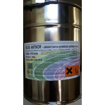 barva na kov ColorCity KG 05 ZÁKLADNÍ SYNTETICKÁ BARVA Barva: šedá 0110, Balení: 1 kg