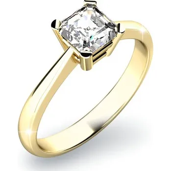 Prsten Zásnubní prsten žluté zlato 585/1000 zirkon ZP-10808-ZL-ZIR velikost 49