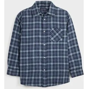 Chlapecká košile Nukutavake Mayoral kostkovaná modrá košile 7128 velikost 140
