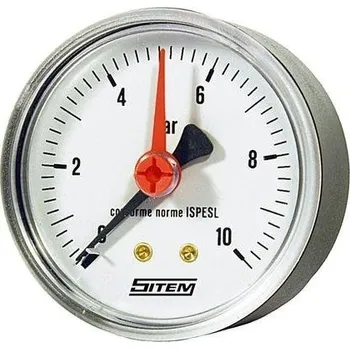 Manometr zadní připojení 63 mm 1/4“ 0-4 bar SITEM