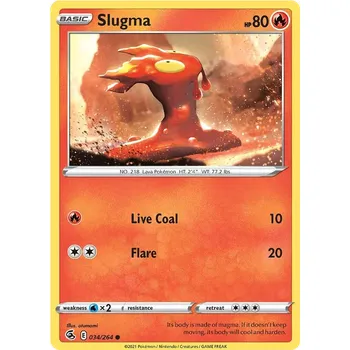 Sběratelská karetní hra Pokémon TCG Slugma 034/264 - Reverse Holo