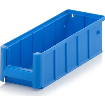 Regálové a skladové přepravky 30 x 11,7 x 9 cm - Nebeská modrá - materiál: PP - RK 3109