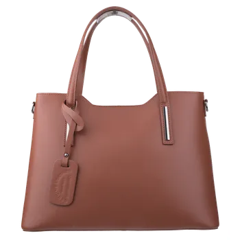 NovaKabelka.cz Kožená italská kabelka Isidora Marrone