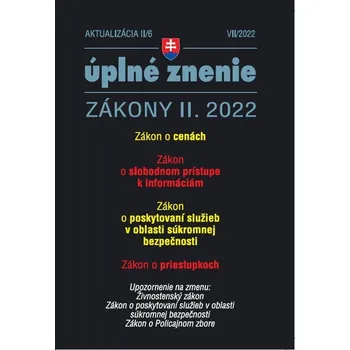 Umění Aktualizácia II/6 2022 – Sloboda informácií, Zákon o cenách