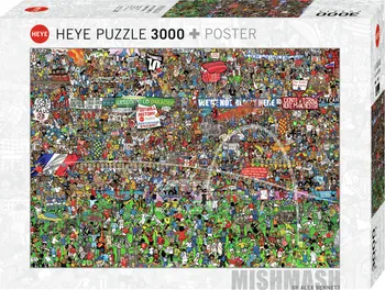 Puzzle Heye Puzzle Historie fotbalu 3000 dílků