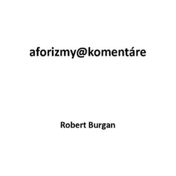 Kniha Aforizmy@komentáre