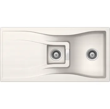 Granitový dřez SCHOCK kuchyňský dřez WATERFALL D-150 Typ usazení: Horní usazení (dřez nad deskou), Barva (Cristadur): Polaris (POL 99)