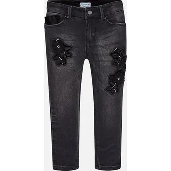 Dívčí džíny dívčí černé džíny Mayoral 4546 velikost 116