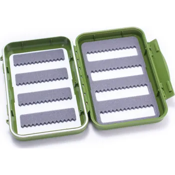 Pouzdro na rybářské vybavení Krabička na mušky C&F Design Medium 8-Row WP Fly Case Olive (CF-2544)