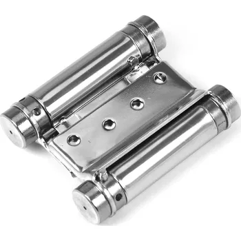 Tesařské kování BKshop Závěs dveří pružinový (lítačkový) 100mm chromový