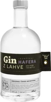 Gin Pálenice Zubří Gin z lahve Hafera borůvka 42 % 0,5 l