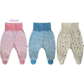 Dupačky pruhované polodupačky pro holčičky Baby service velikost 62