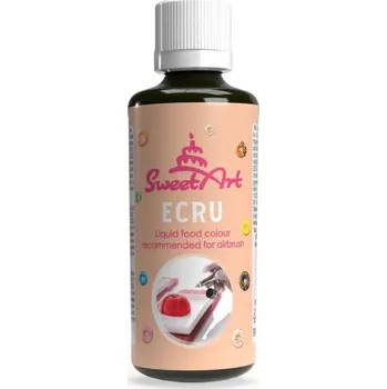 Potravinářské barvivo SweetArt airbrush barva tekutá Ecru (90 ml)