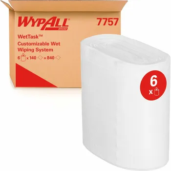 Papírový ručník WypAll® Wettask™ DS utěrky v roli - bílé (náhrada 7767)