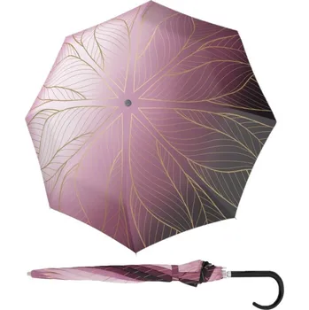 Deštník Doppler Carbonsteel Long AC Berry - dámský holový vystřelovací deštník