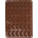 ORION Silikonová forma Rohlíček 30ks hnědá