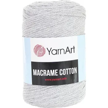 Galanterie YarnArt Příze Macrame Cotton 756 - světle šedá