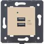 WELAIK Modul USB nabíjecí A82USB W-5V ivory creme