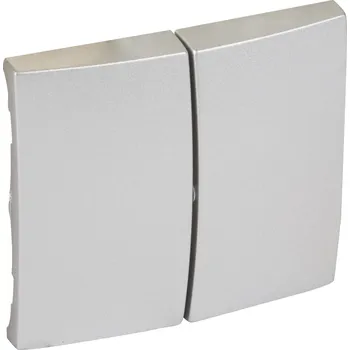 vypínač LEGRAND Ovladač VALENA 770252 dvojitá hliník 770252