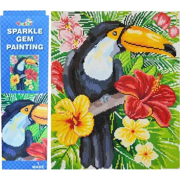 Diamantové malování Diamantové malování - Tukan