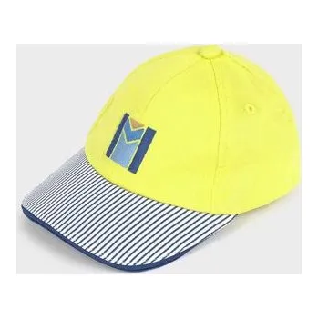 Kojenecká čepice kšiltovky pro batolata Mayoral 10024-69 žlutá velikost 48